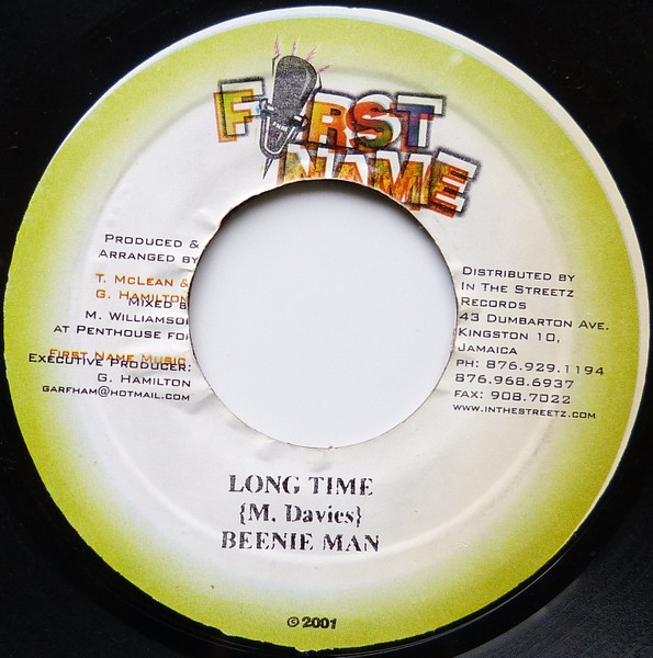 Beenie Man – Long Time / Version Herbalist (7")                    