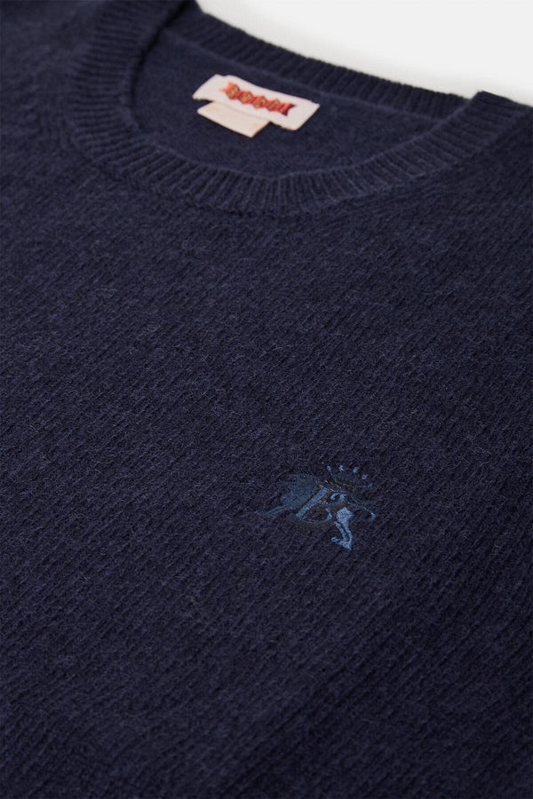 Baracuta Shetland Crewneck (Navy)