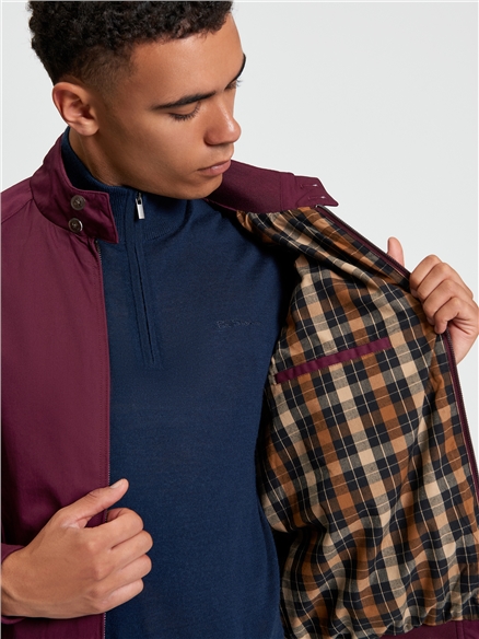 Ben Sherman Signature Harrington (Dark Wine)